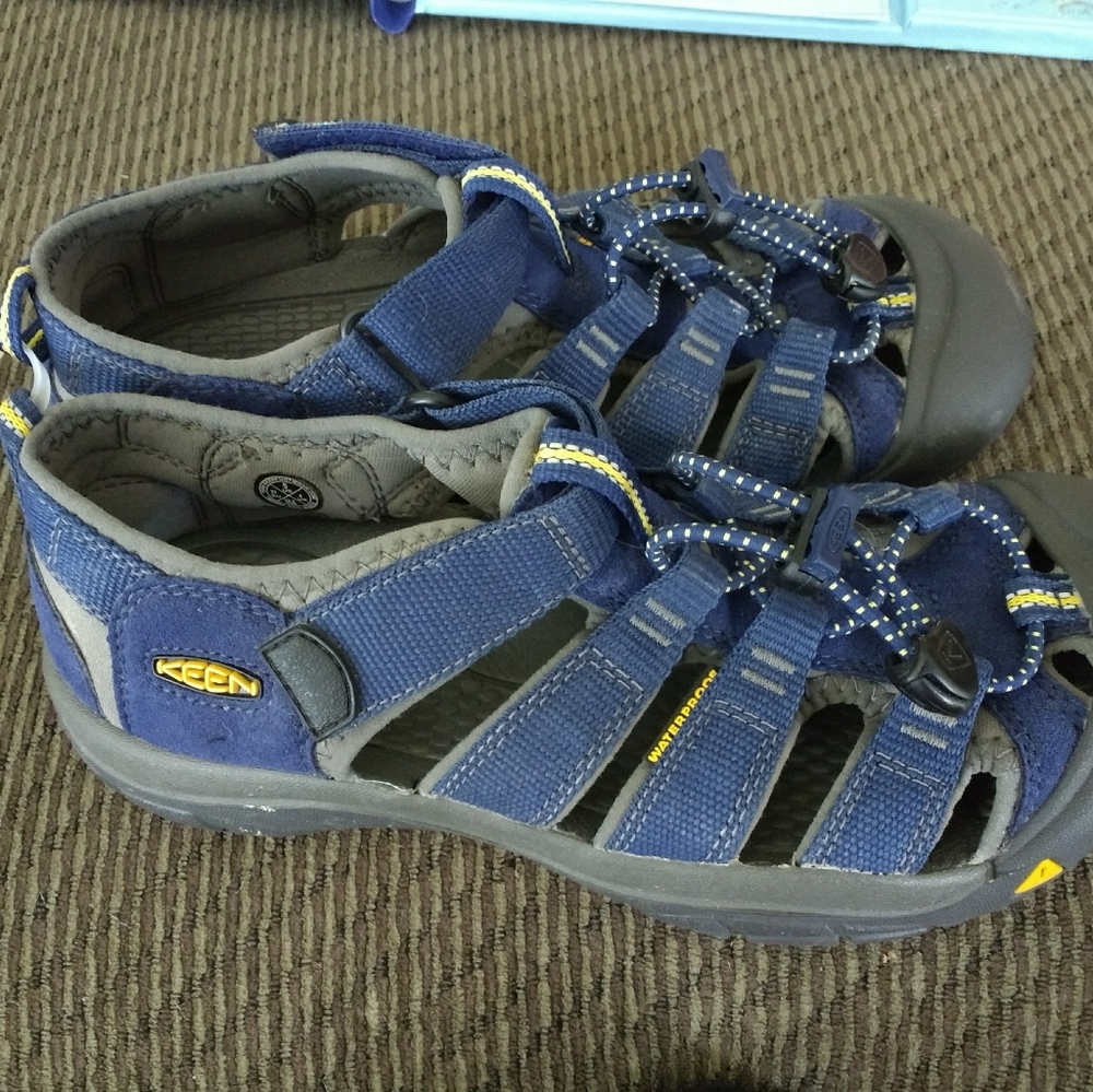 Keen blue water sandals 5